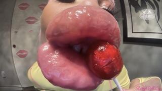 RubyDollLipz's Freshly Injected Lips + Blow Pop #4