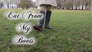 Kneel & Eat From My Boots