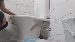 humiliation - toilet cleaning