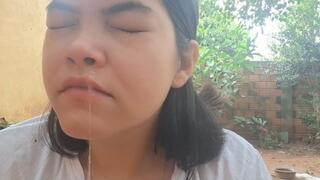 Jessie's flu is bad, she has a stuffy nose