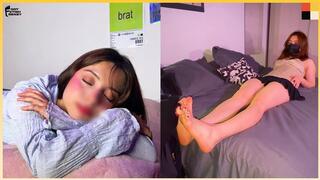 18YO's Feet Are Worshipped Before Having Them Completely Fucked