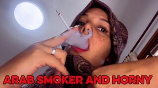 Arab smoker and horny