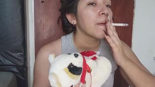 Humiliated - spat on while smoking