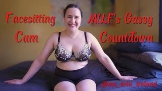 Facesitting MILF's Gassy Cum Countdown