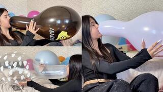 Anny B2P Triple Pop – Long Neck Balloons Mouth Only