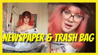 Newspaper & Trash Bag Fetish