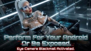 Perform For Your Android Or Be Exposed. Eye Camera Blackmail Activated