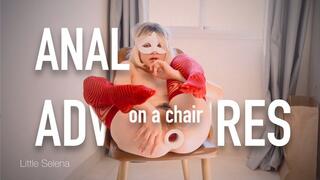 Anal adventures on a chair