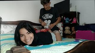 Gorgeous Yessica Can't Stand Hogtied Foot Tickling!