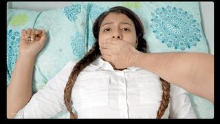 Shh, shh, don't scream! - Stepbrother fucks his stepsister when they're alone at home