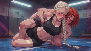 Female Wrestling Fantasies #25B: Confessions of a Pinned Wrestler (Animated)