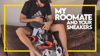 My roomate and your sneaker collection (1080p) Gay Bondage - Gay Domination - Sneaker Fetish - Foot Fetish - Tape Gag - BDSM