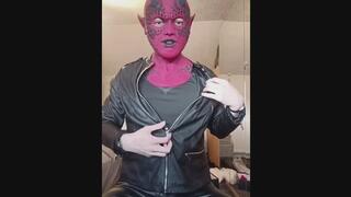 1 - Haunted silicone mask slimey transformation that takes over its host