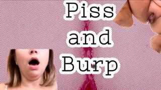 Pee and burp