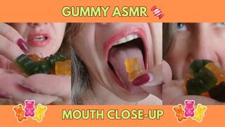 Gummy ASMR Mouth Close-Up