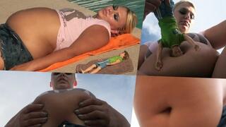 Tiny Poolside Belly Slave