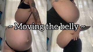 Moving the pregnant belly