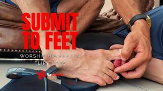 MASTER HECTOR FLIP FLOP FOOT WORSHIP SUB