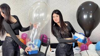 Anny S2P Balloon Popping – Electric Pump, Big Balloons & Long Necks