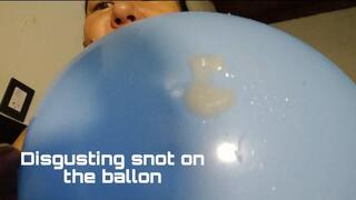 Disgusting snot on the globe