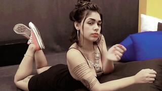 Smoking Beautiful 100's Model Kimberly Video 0070