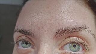 Close up of if my face