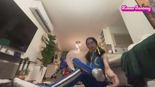 Rubbing balloon on my ass and cock