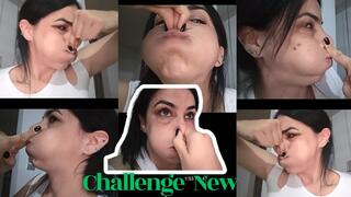 Great breathing and puffed-out cheek challenge