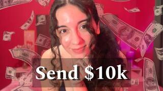 Send $10k