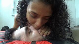 Humiliating My Slave with My Burps and Bad Breath CLIP 4 by Naty and Daniel Sanyiago CAM FULL HD