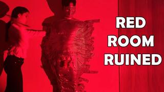 Red Room Wall-Taped Slave: Mistress Diana Edges & Tapes His Cock Mid-Orgasm (4K Ultra HD)
