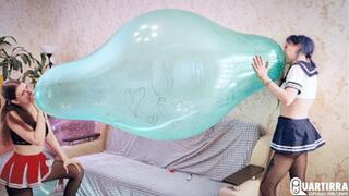 Q1116 Double blowing and a bit of drawing - 480p