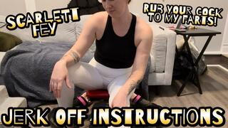 Gassy Jurk Off Instruction's with Scarlett Fey