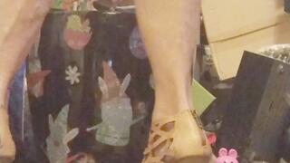 Tempest in leather wedges