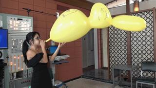 Sushii Blows a Giant Bunny Balloon (MP4 - 1080p)