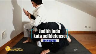 Judith judo kata selfdefense techniques