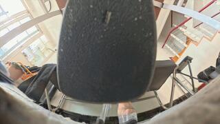 4K YIDE GIANTES Office High Heel Sandals Smelly Feet Humiliation Teasing You