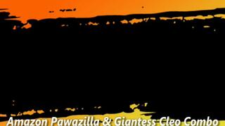 Amazon Pawgzilla & Giantess Cleo Combo (Small)