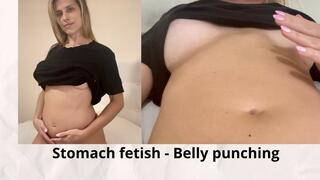 Stomach fetish - Belly punching - Stomach growling