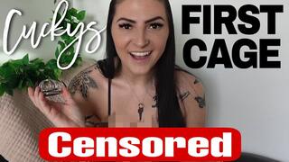 Cuckys first cage (censored)