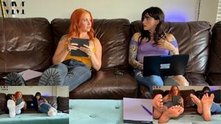 Sweaty Work Socks and Soles Featuring Sunnie Soliel and Mia Hope 4k