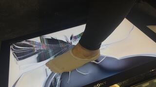 I Destroyed a Working TV – From Soft Socks to Total Chaos Socks - Sneakers - Boots - Heels