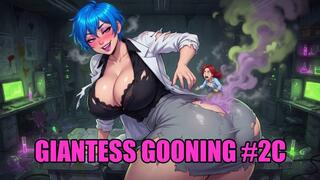 Giantess Gooning #2C: Giantess Goddess Fart Trance (Animated, Music)