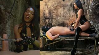 MADE TO CUM & EAT IT: Orgasm Control, Metal Tweezers Masturbation & CEI | MahoganyQen