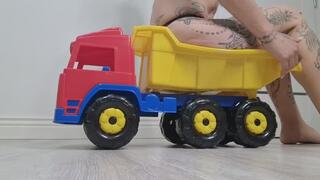 Riding a Dump Truck and FARTING – Playful Fart Ride