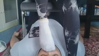 Footsmelling after Jogging Part 1 Fußriechen nach dem Joggen Teil 1