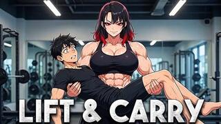 Lift & Carry Humiliation - Rika Treats You Like A Rag Doll