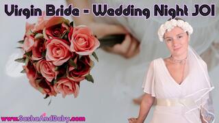 Wedding Night - Virgin Bride Gives you a JOI - Cum Begging