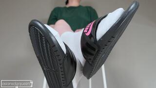 Slides and Sock Removal Humiliation JOI