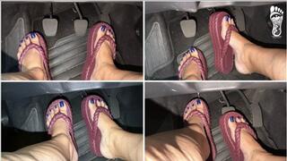 Juliette_RJ on her weekly pedal pumping clip with her new Flatfor flip flops - MOBILE - PEDAL PUMPING - BBW LEGS - REVVIG - FOOT FETISH - ARCHED FEET - DRIVING - BRAZILIAN MILF - HARD DICK - EDGING - CUM COUNTDOWN - BAREFOOT - REAL LIFE DRIVING
